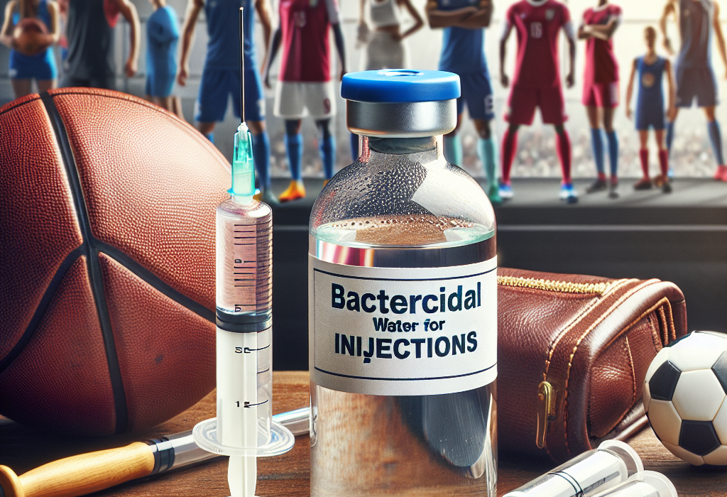 Acqua battericida per iniezioni: un modo sicuro per prevenire le infezioni negli sportivi