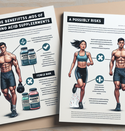 Integratori di aminoacidi: benefici e rischi per gli atleti